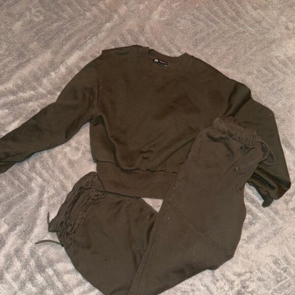 Zara Sweatshirt Jogger Set Small - Picture 1 of 7
